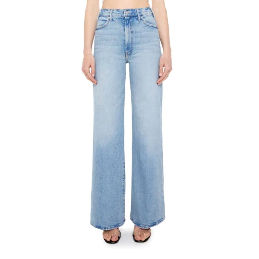Mother I Confess The Hustler Roller Sneak Wide Leg Jeans Size 26